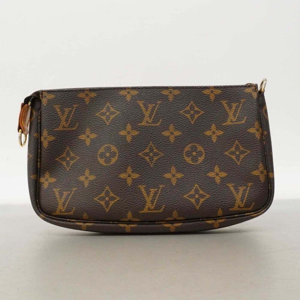 LOUIS VUITTON Brown Monogram Pochette Pouch - Picture 8 of 8
